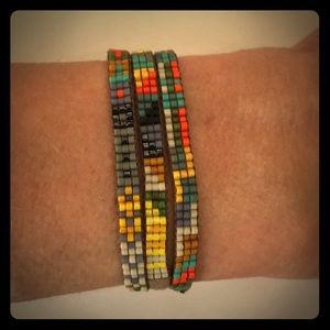 Julie Rofman Hilo triple wrap bracelet.